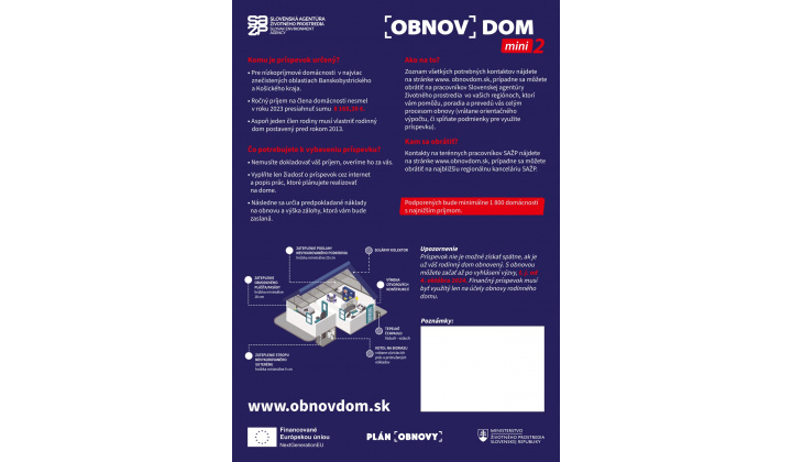 Obnov dom Mini 2